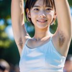 腋毛　過激フラッシュモブ　2025年05月04日　#わき毛　#ワキ毛　#armpithair　　