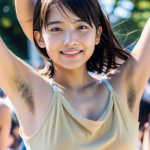 腋毛　ゲリラ露出　2025年06月17日　#わき毛　#ワキ毛　#armpithair　　