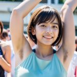 腋毛　ゲリラ露出　2025年07月11日　#わき毛　#ワキ毛　#armpithair　　