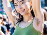 腋毛　屋外露出　2025年09月30日　#わき毛　#ワキ毛　#armpithair　　