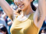 腋毛　ゲリラ露出　2025年10月04日　#わき毛　#ワキ毛　#armpithair　　
