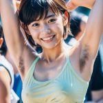 腋毛 ゲリラ露出 2025年10月14日 #わき毛 #ワキ毛 #armpithair