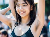 腋毛　過激フラッシュモブ　2025年11月05日　#わき毛　#ワキ毛　#armpithair　　